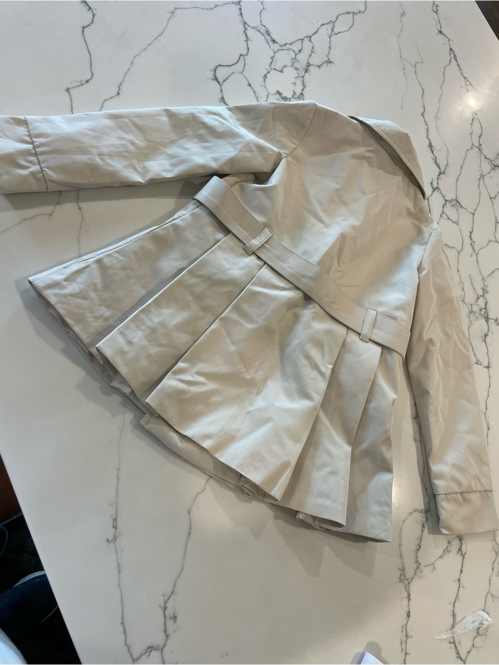 Tahari Girls Beige Trench Coat - Picture 6 of 10